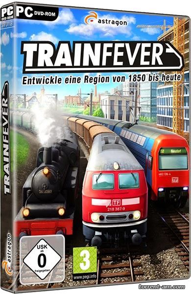 Train Fever [Build 6219 + USA DLC] (2014-2015) PC | Steam-Rip от R.G. GameWorks