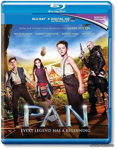 Пэн: Путешествие в Нетландию / Pan (2015) BDRip 1080p от HDReactor | Лицензия