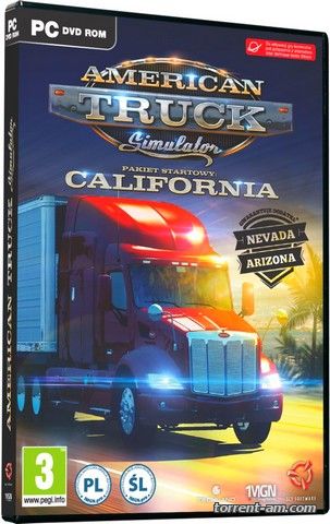 American Truck Simulator [v 1.0.0.4s + 1 DLC] (2016) PC | RePack от Let'sРlay