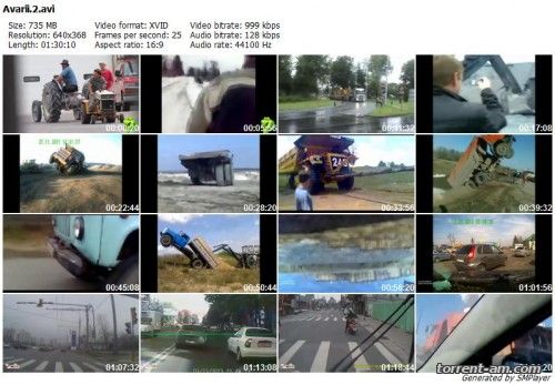 Видеоприколы - Аварии [02] (2014) CAMRip