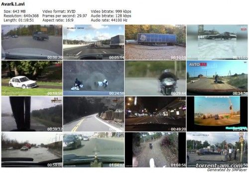 Видеоприколы - Аварии [01] (2014) CAMRip