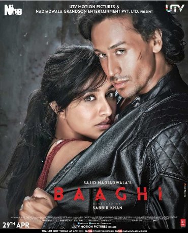 Бунтарь / Baaghi (2016) DVDRip | L